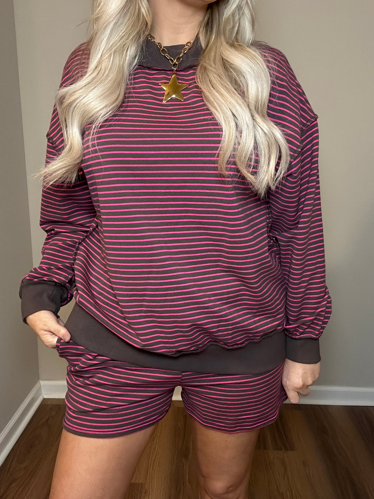 Cocoa Blush Mockneck Set