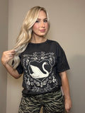 Swan Vintage-Wash Graphic Tee