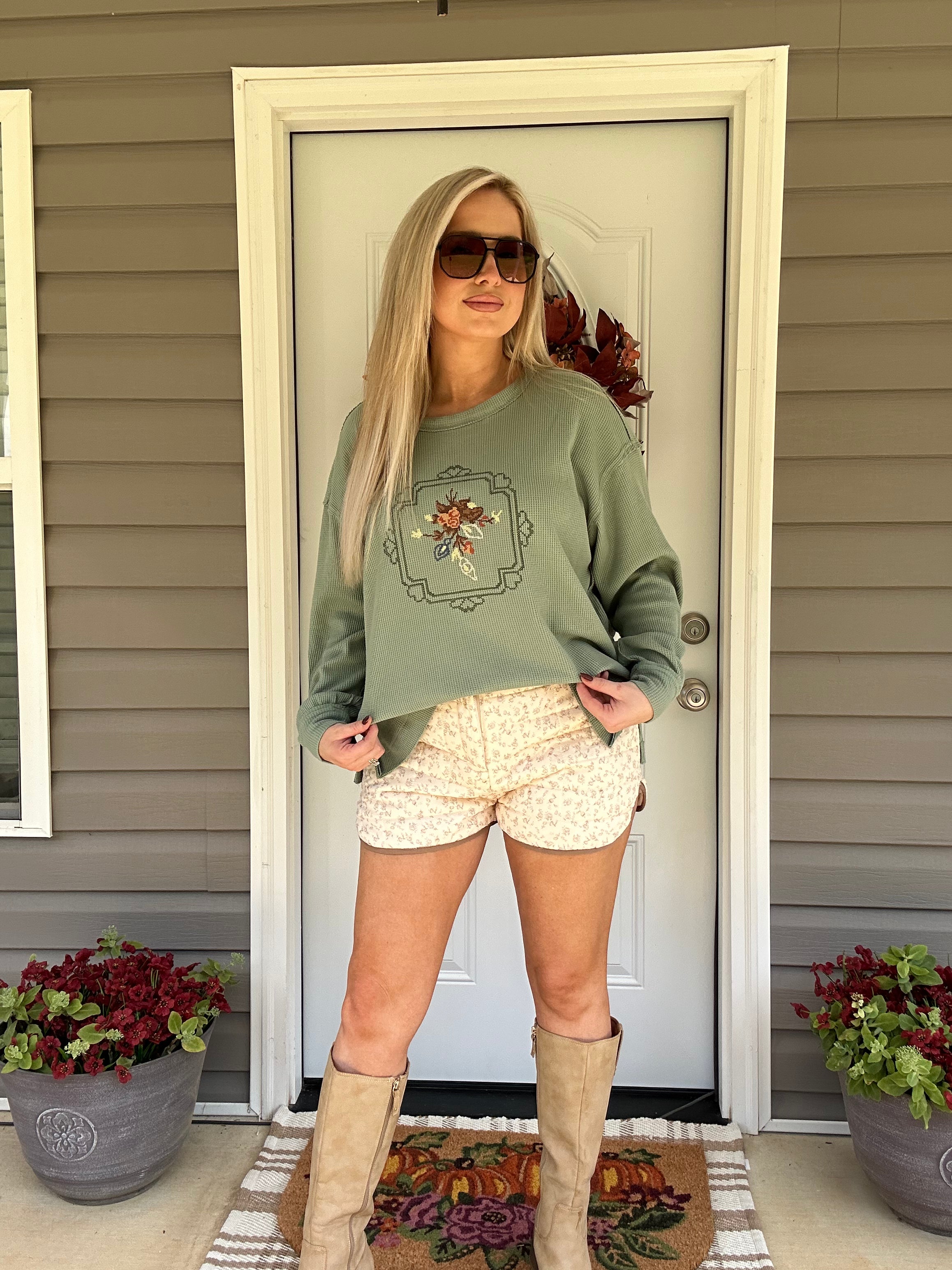 Bloom Stitch Shorts